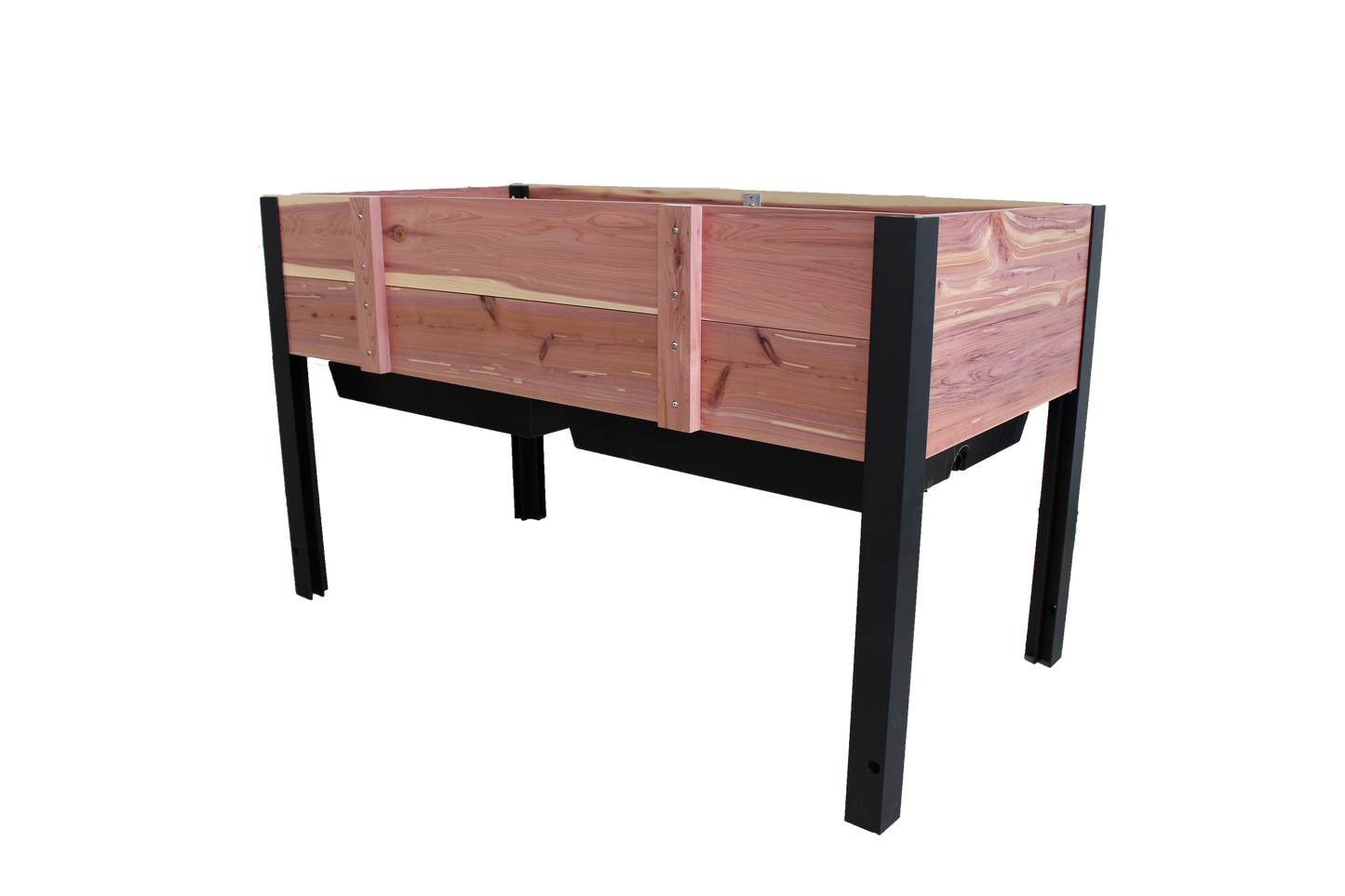 4 Ft Self-Watering Cedar Raised Garden Bed