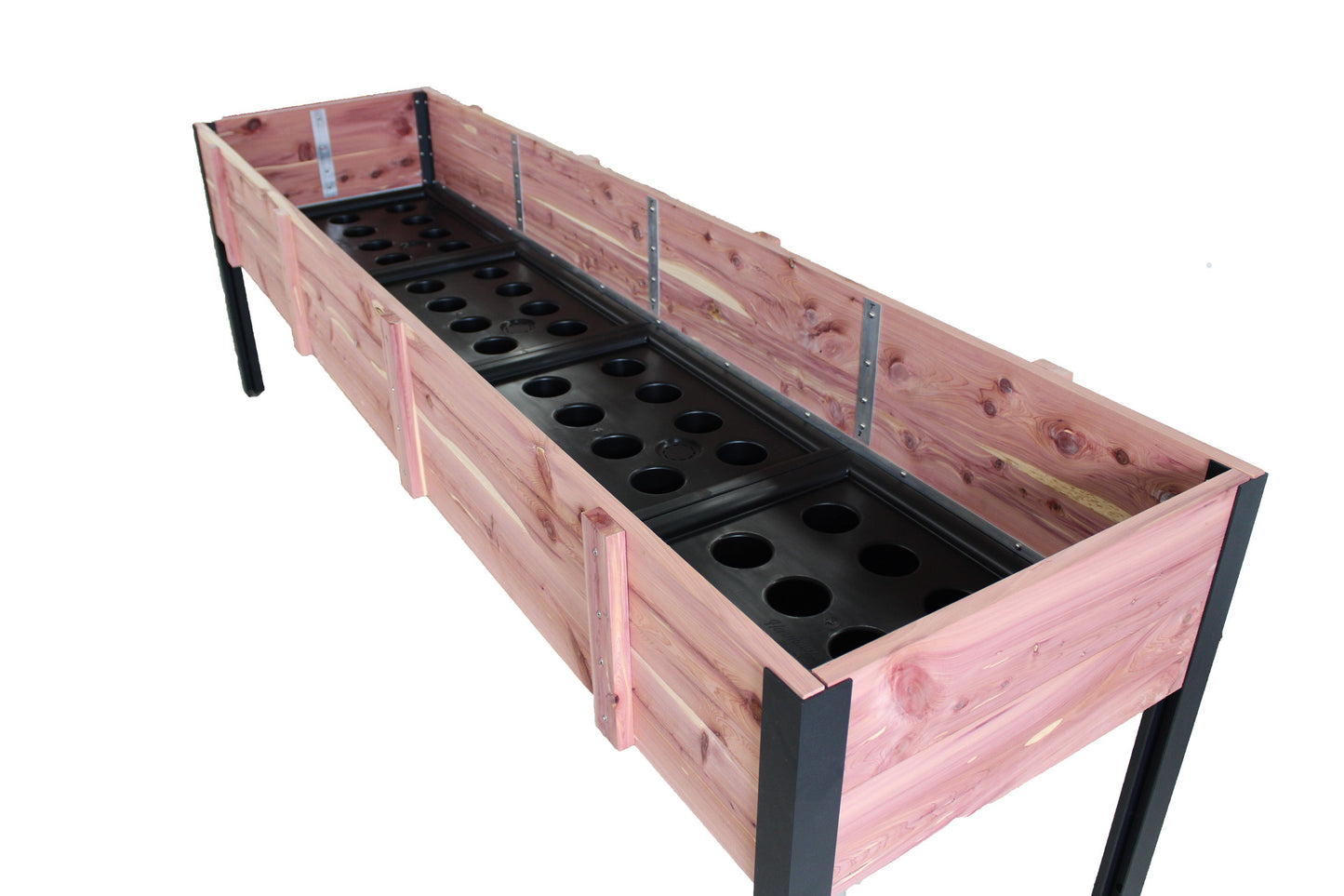 8 Ft Self-Watering Cedar Raised Garden Bed