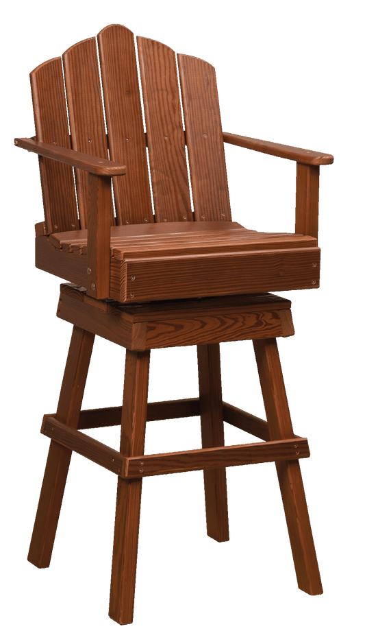 Amish-made Cedar Patio Furniture Captain's Chair