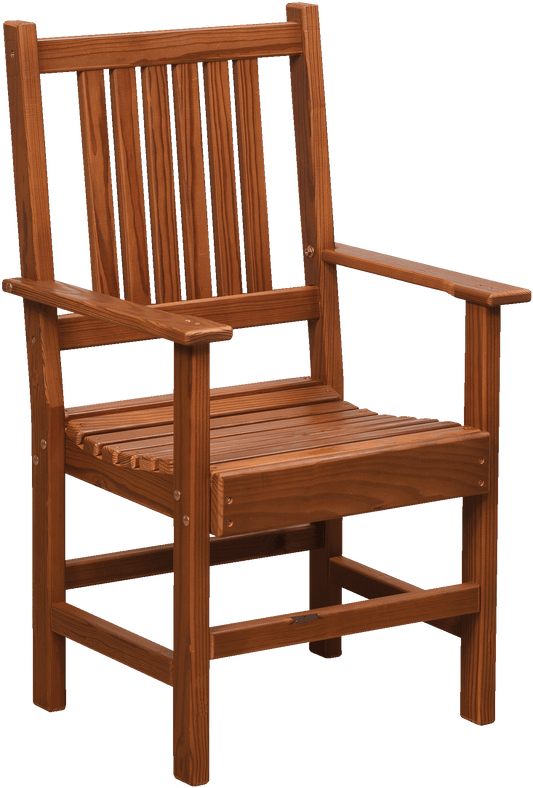 Amish-made Cedar Patio Furniture Arm Chair