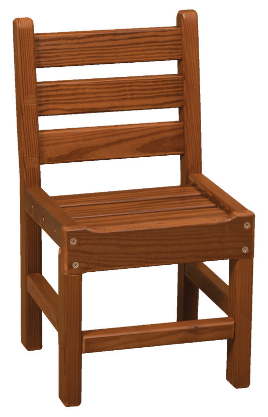 Amish-made Cedar Patio Furniture Kids Chair