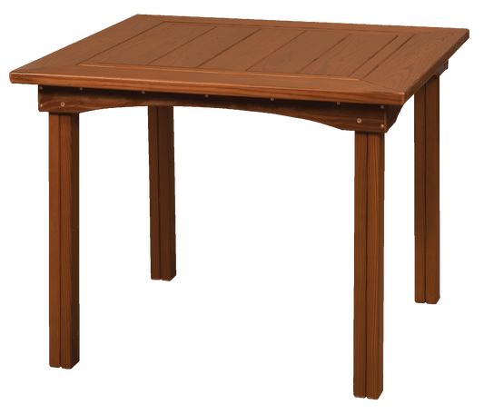 Amish-made Cedar Patio Furniture | Square Table