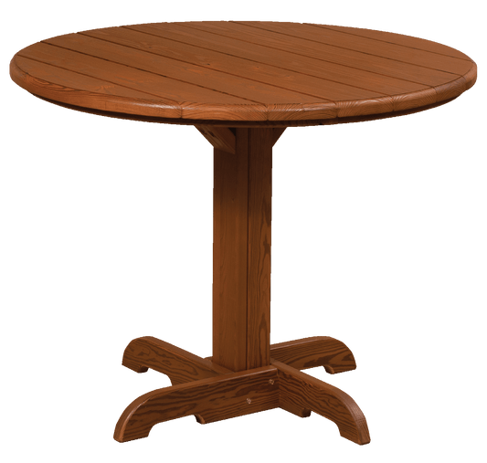 Amish-made Cedar Patio Furniture |  Round Table