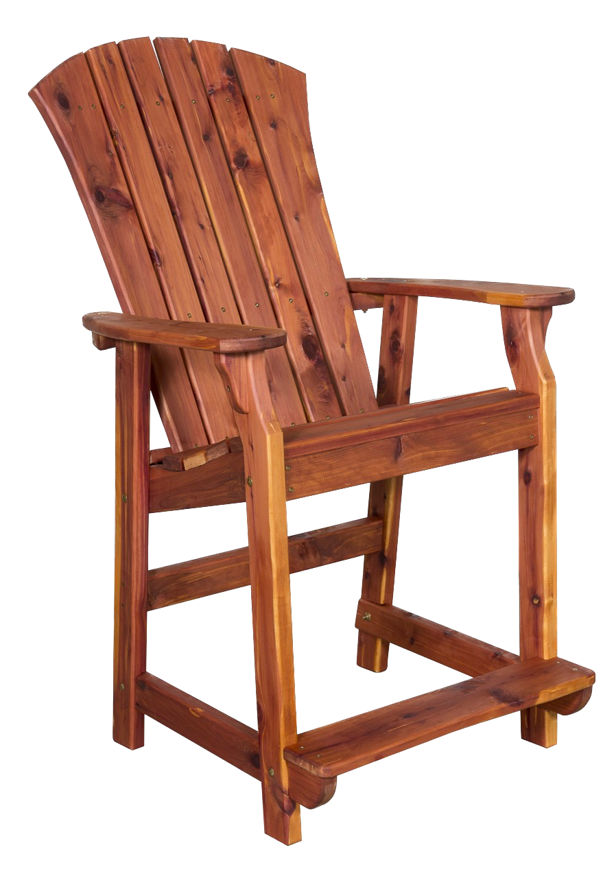 Amish-made Cedar Patio Furniture Balcony Chair