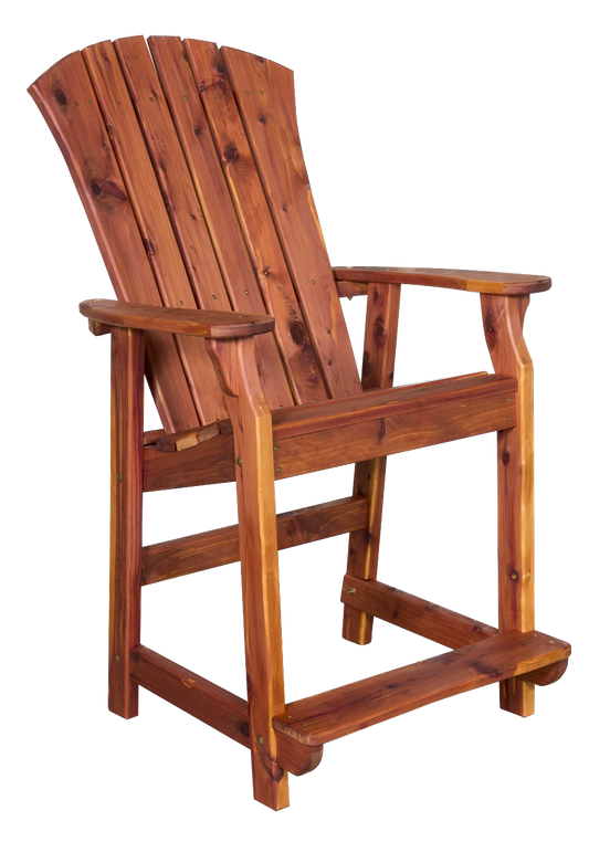 Amish-made Cedar Patio Furniture Balcony Chair