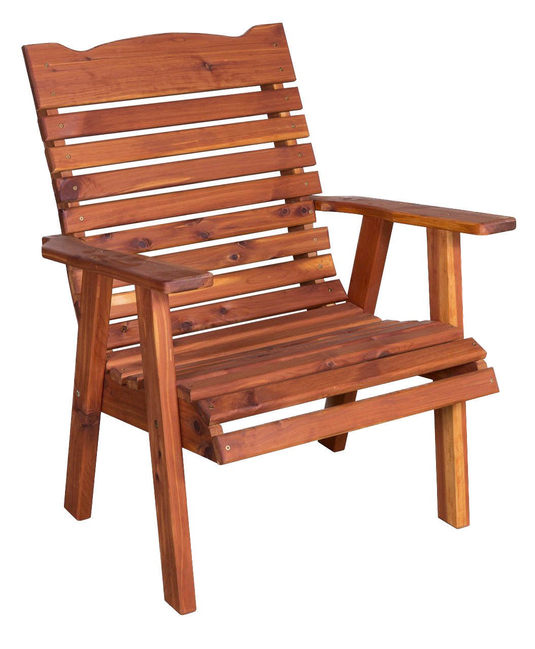 Amish-made Cedar Patio Furniture | Straightback Chair